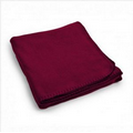Promo Fleece Throw Blanket - Burgundy